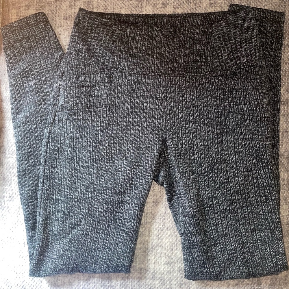 Athleta Charcoal High-Waisted Leggings